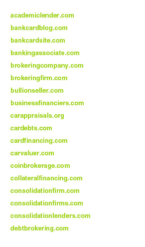 finance domains