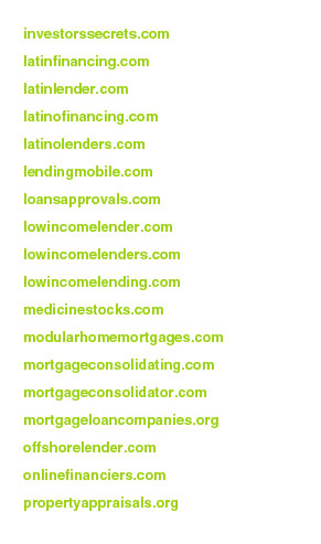 loan insurance and finance domains